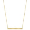 image:imagePure Collection by RossSimons Italian 14kt Yellow Gold Twisted Bar NecklaceNo Gemstone