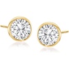image:imageRossSimons 100 ct tw BezelSet Diamond Stud Earrings in 14kt Yellow Gold