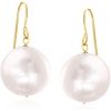 image:imageRossSimons 11mm Cultured Pearl Drop Earrings in 14kt Yellow Gold