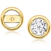 image:imageRossSimons 14kt Yellow Gold Bezel Earring Jackets
