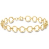 image:imageRossSimons 14kt Yellow Gold CircleLink Braceletno gemstone