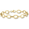 image:imageRossSimons 14kt Yellow Gold Flat OvalLink Braceletno gemstone