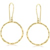 image:imageRossSimons 14kt Yellow Gold OpenCircle Drop Earrings