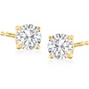 image:imageRossSimons 14kt Yellow Gold Round Diamond Stud Earrings HI Color  I1I2 Clarity