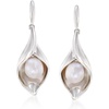 image:imageRossSimons 657mm Cultured Pearl NatureInspired Drop Earrings in Sterling Silver
