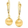 image:imageRossSimons 8mm 14kt Yellow Gold Bead Drop Earrings