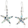 image:imageRossSimons Abalone Shell Starfish Drop Earrings in Sterling Silver