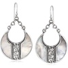 image:imageRossSimons MotherofPearl BaliStyle Teardrop Earrings in Silver