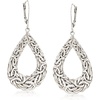 image:imageRossSimons Sterling Silver Byzantine Open Teardrop Earrings