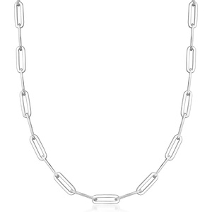 image:imageCharles Garnier Sterling Silver Paper Clip Link Necklace 17 inches