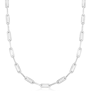image:imageCharles Garnier Sterling Silver Paper Clip Link Necklace 24 inches