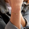 image:imagePure Collection by RossSimons 010 Carat Ruby and 11 ct tw Diamond Bar Bracelet in 14kt Yellow GoldRuby