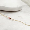 image:imagePure Collection by RossSimons 010 Carat Ruby and 11 ct tw Diamond Bar Bracelet in 14kt Yellow GoldRuby
