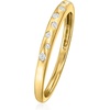image:imagePure Collection by RossSimons 010 ct tw Diamond Dotted Ring in 14kt Yellow GoldDiamond