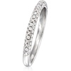 image:imagePure Collection by RossSimons 015 ct tw Diamond Cluster Band in Sterling SilverDiamond