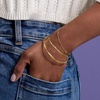 image:imagePure Collection by RossSimons 069 ct tw MultiGemstone Station Bracelet in 14kt Yellow GoldAmethyst
