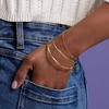 image:imagePure Collection by RossSimons 069 ct tw MultiGemstone Station Bracelet in 14kt Yellow GoldAmethyst