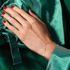 image:imagePure Collection by RossSimons 14kt Yellow Gold Beaded Hand Chain Bracelet 7 inches