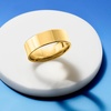 image:imagePure Collection by RossSimons 18kt Gold Over Sterling LargeBand RingNo Gemstone