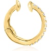 image:imagePure Collection by RossSimons DiamondAccented Single Ear Cuff in 14kt Yellow Gold