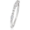 image:imageRossSimons 020 ct tw Round and Baguette Diamond Ring in 14kt White GoldDiamond