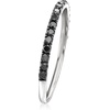 image:imageRossSimons 033 ct tw Black Diamond Ring in Sterling Silverdiamondcolored