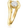 image:imageRossSimons 050 Carat LabGrown Diamond Swirl Bypass Ring in 18kt Gold Over SterlingDiamond