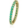 image:imageRossSimons 070 ct tw Emerald Eternity Band in 14kt Yellow GoldEmerald