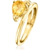 image:imageRossSimons 090 Carat Citrine Wrap Ring in 18kt Gold Over SterlingCitrine