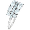 image:imageRossSimons 100 ct tw Aquamarine and 20 ct tw Swiss Blue Topaz Ring in Sterling SilverAquamarine