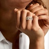 image:imageRossSimons 100 ct tw CZ OpenSpace Bubble Ring in Sterling Silver and 18kt Gold Over SterlingCubic Zirconia