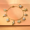 image:imageRossSimons 100 ct tw Diamond Sea Life Charm Bracelet in 18kt Gold Over SterlingDiamond