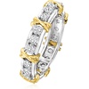 image:imageRossSimons 100 ct tw Diamond X Station Eternity Band in 14kt 2Tone GoldDiamond