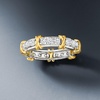 image:imageRossSimons 100 ct tw Diamond X Station Eternity Band in 14kt 2Tone GoldDiamond