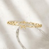 image:imageRossSimons 10kt Yellow Gold Bow Charm Paper Clip Link Braceletno gemstone