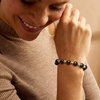 image:imageRossSimons 10mm Onyx Bead Bracelet in 18kt Gold Over SterlingOnyx