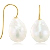 image:imageRossSimons 1112mm Cultured Baroque Pearl Drop Earrings in 14kt Yellow Gold