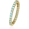 image:imageRossSimons 120 ct tw Swiss Blue Topaz Eternity Band in 14kt Yellow GoldTopaz