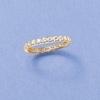 image:imageRossSimons 125 ct tw CZ Eternity Band in 14kt Yellow GoldCubic Zirconia