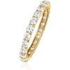 image:imageRossSimons 125 ct tw CZ Eternity Band in 14kt Yellow GoldCubic Zirconia