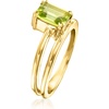 image:imageRossSimons 130 Carat Peridot Wrap Ring in 18kt Gold Over SterlingPeridot
