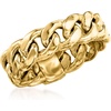 image:imageRossSimons 14kt Yellow Gold CurbLink RingNo Gemstone
