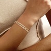 image:imageRossSimons 14kt Yellow GoldPlated Alternating Oval and RoundLink Braceletno gemstone