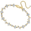 image:imageRossSimons 14kt Yellow GoldPlated Bracelet With 1570 ct tw MultiShaped Czs 7 inches
