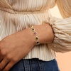 image:imageRossSimons 14kt Yellow GoldPlated Bracelet With Natural and Simulated Multicolored Gemstones 7 inches
