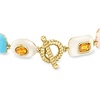 image:imageRossSimons 14kt Yellow GoldPlated Bracelet With Simulated Multicolored Gemstones and Enamelno gemstone