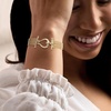 image:imageRossSimons 14kt Yellow GoldPlated MultiRow CubanLink Braceletno gemstone