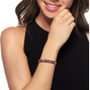 image:imageRossSimons 1500 ct tw Amethyst Bead and SnakeChain Bracelet in 18kt Gold Over Sterling 7 inches