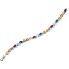 image:imageRossSimons 1660 ct tw MultiGemstone Link Bracelet in Sterling SilverAmethyst
