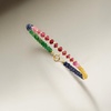 image:imageRossSimons 1800 ct tw Multicolored Sapphire and 440 ct tw Ruby Bead Bracelet in 10kt Yellow GoldRuby